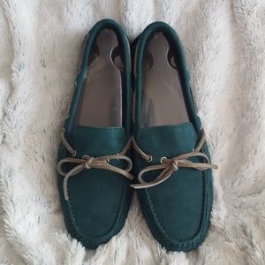 Cole Haan Teal Driving Shoes